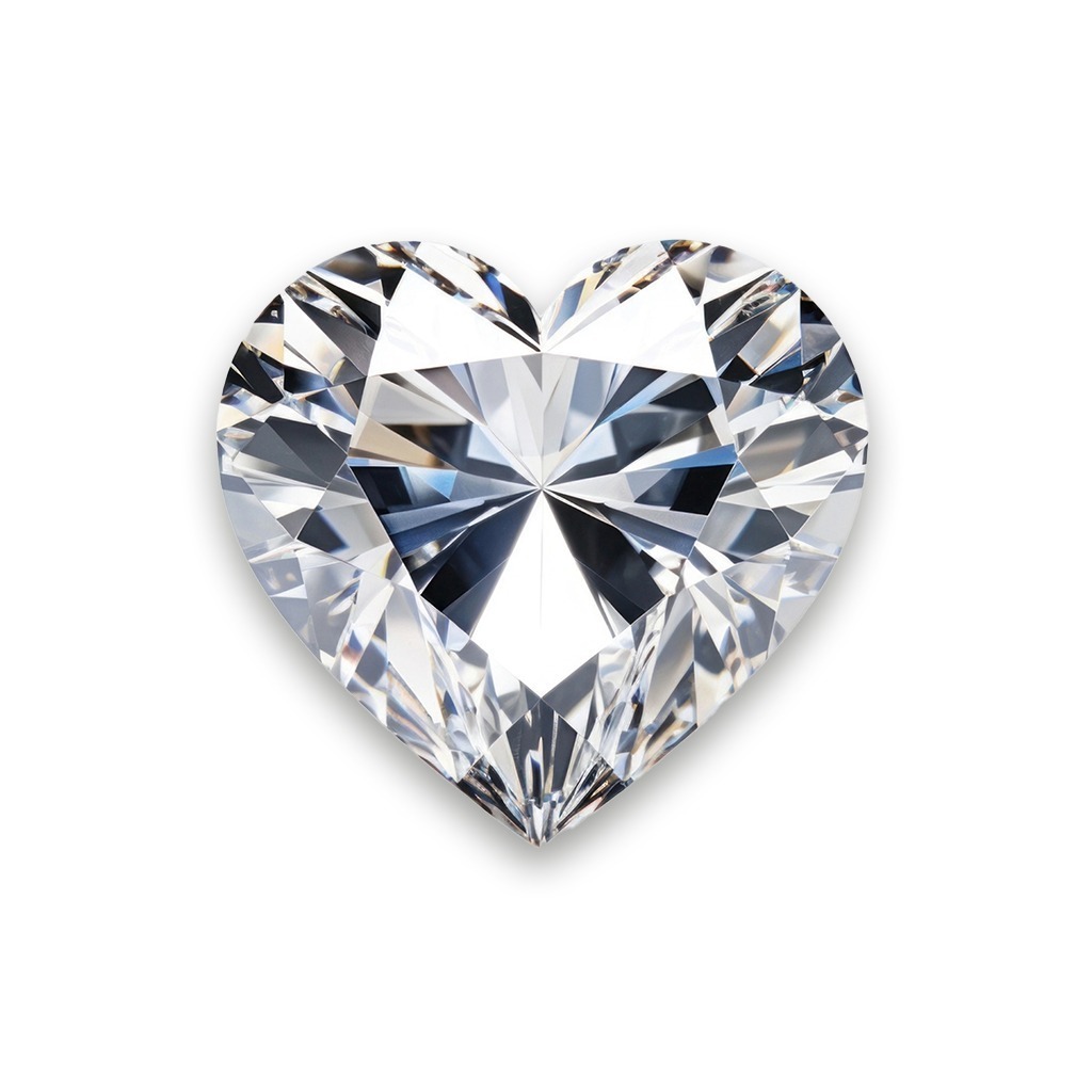 Diamante Battesimo taglio a cuore Babycut