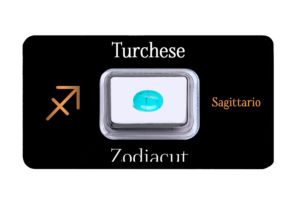 Turchese Taglio Ovale in Blister - Pietra Zodiacale Sagittario Zodiacut