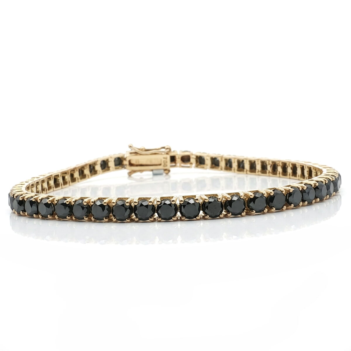Bracciale tennis diamanti neri Blackcut